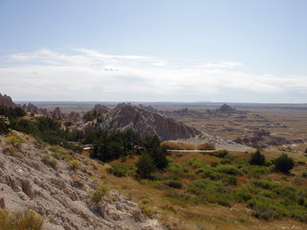 view from Badlands Oasis