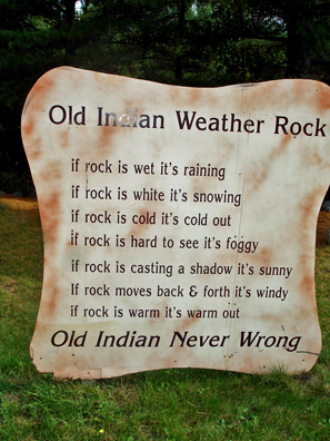 Old Indian Weather Rock
