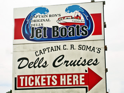 sign - Captain Ron's Jet Boats