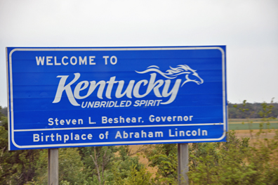 sign - Welcome to Kentucky