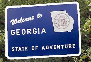 welcome to Georgia sign 2008
