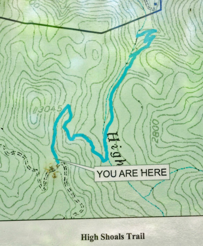 map of the trail