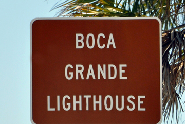 sign - Boca Grande Lighthouse