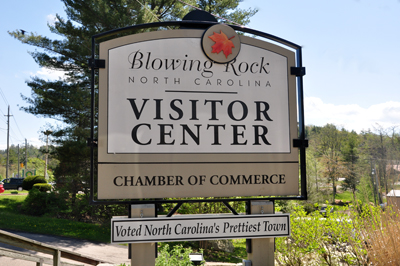 sing for Blowing Rock's visitor center