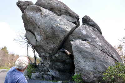Lee Duquette checks out The Split Rock