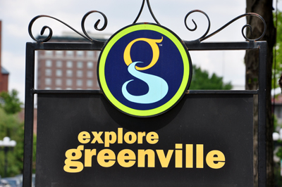 sign - Explore Greenville