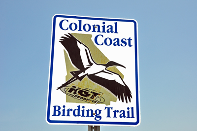 sign - Colonial Coast Birding Trail