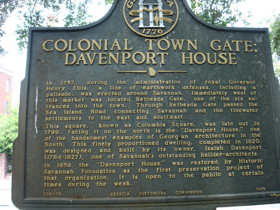 sign - The Davenport House