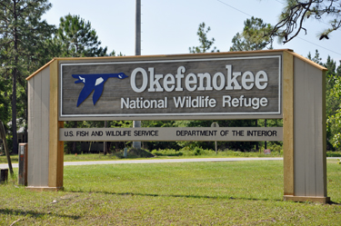 sign-Okefenokee National Wildlife Refuge