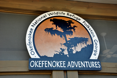 sign - okefenokee Adventures