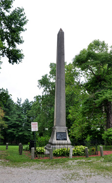 the Pigeon Roost monument