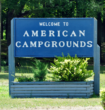 sign - Welcome to American Campgrounds