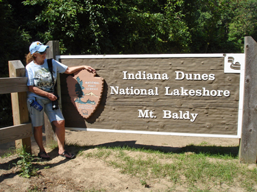 Karen Duquette and the sing for Indiana Dunes National Lakeshore - Mt. Baldy