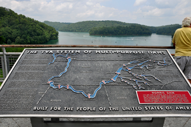 sign at Norris Dam