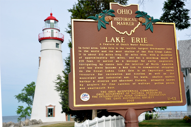sign about Lake Erie