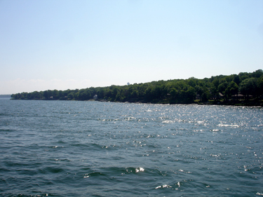 view on the way to Put-in-Bay