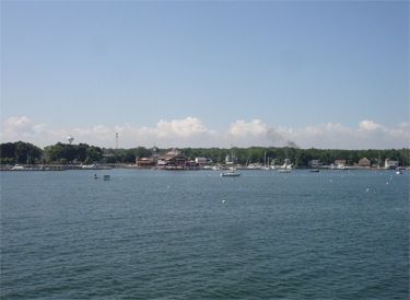 view on the way to Put-in-Bay