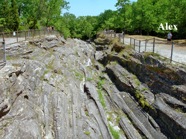 Alex at the Glacial Grooves