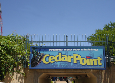 entry to Cedar Point Park