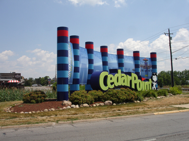 Cedar Point sign