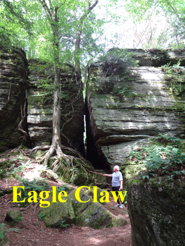 Eagle Claw formation at Panama Rocks