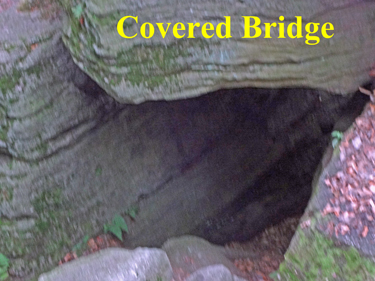 Covered Bridge formation at Panama Rocks