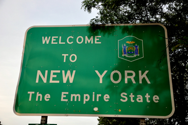Welcome to New York Sign