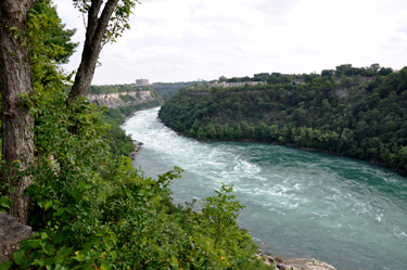 the Niagara River 