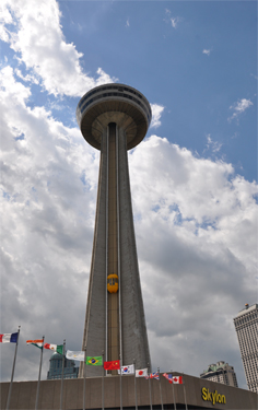 The Skylon Tower, in Niagara Falls, Ontario