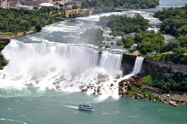 The American Falls - and Bridal Veil Falls