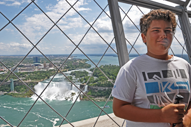 The grandson of the two RV Gypsies at Skylon Tower