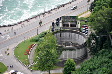 building from Skylon Tower