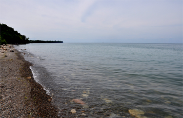 Fort Niagara State Park gives a view of Lake Ontario