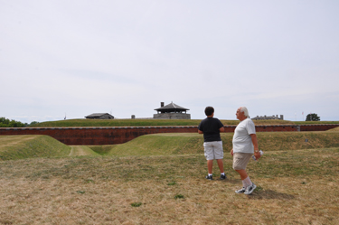 grounds outside of Old Fort Niagara