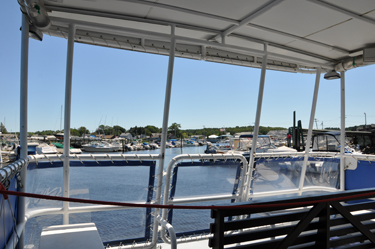VIEW FROM THE Essex River Cruise BOAT