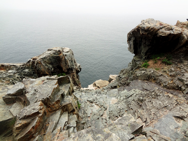 cliffs and water at Acadia National Park