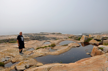 Lee Duquette at Schoodic Point