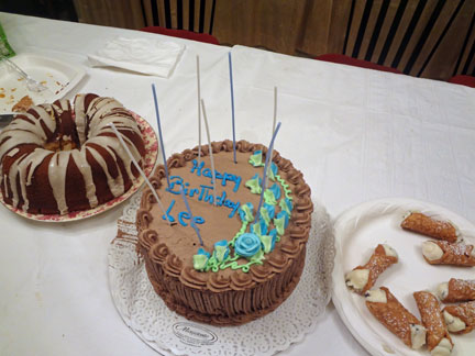 Lee's birthday cake