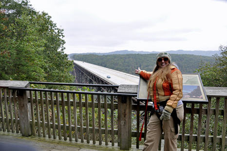 Karen Duquette and The New River Gorge Bridge