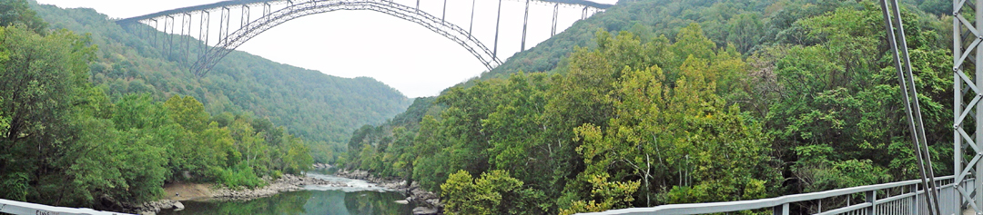 View of the New River Gorge Bridge