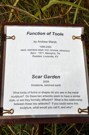 sign - Function of Tools and Scar Garden