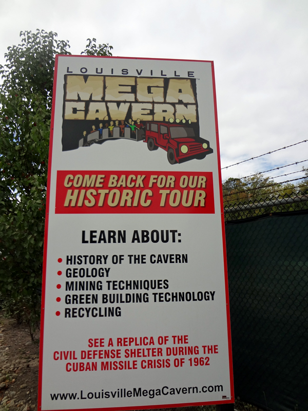 mega cavern sign