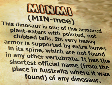 Minmi  at Dinosaur World