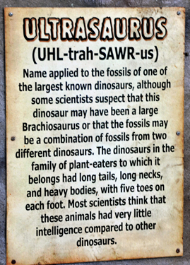 Ultrasaurus  at Dinosaur World