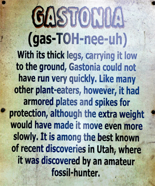 Gastonia at Dinosaur World