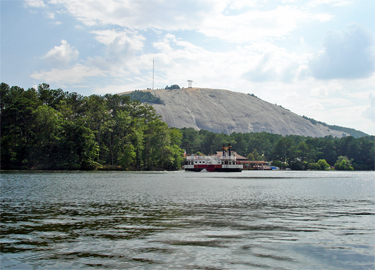View of Stone Mountain from the "Duck"