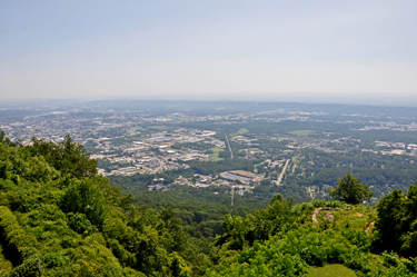 View from the top of Lookout Mountain