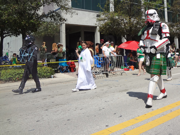 Star Wars invade the St. Patrick Day's Parade