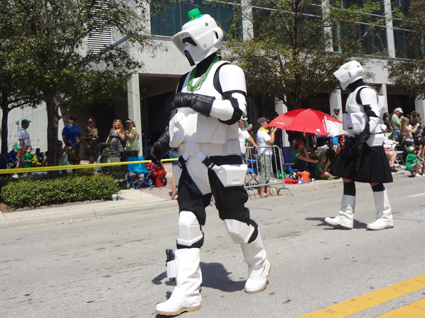 Star Wars invade the St. Patrick Day's Parade