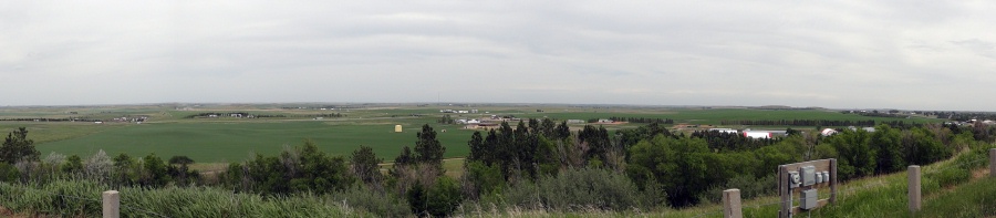view of the landscape in New Salem, North Dakota